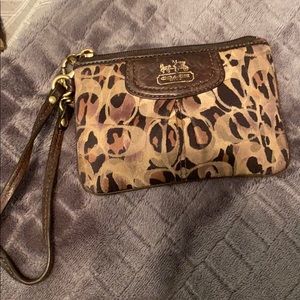 COACH wristlet wallet